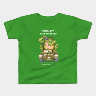 Toadman's Tank Pictures logo wht_txt 2 sided Kids T-Shirt